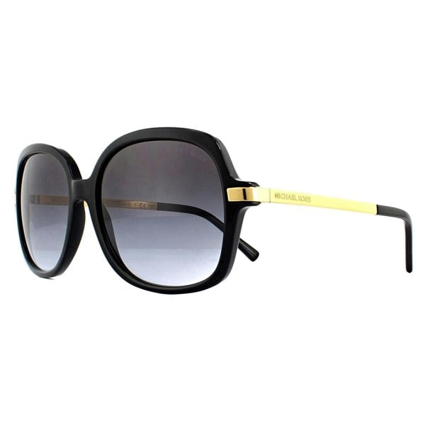 Michael Kors Sunglasses Adrianna II 2024 316011 Black Gold Light Grey Gradient