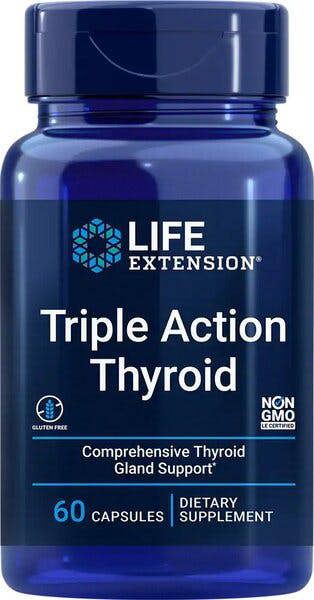Life Extension Triple Action Thyroid - 60 caps