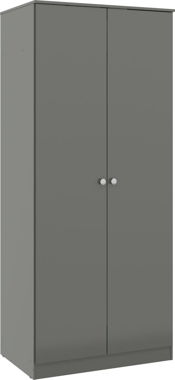 Seconique Denver 2 Door Double Wardrobe 4 Piece Bedroom Set