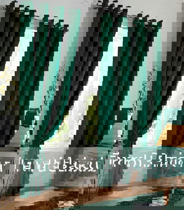 Luxury Living Velvet Ring Top Blackout Curtains