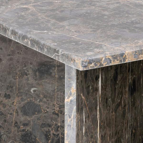Wyld Haus Singapore Brown Marble Square Coffee Table