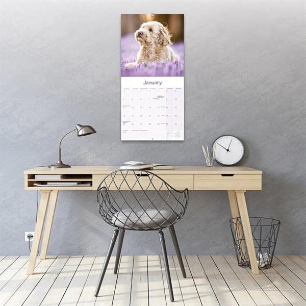 Cockapoo Calendar 2027, Wall Calendars, Month To View, Dogs, Gift
