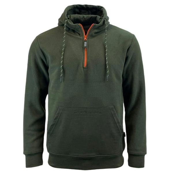 Green Game Trail 1/2 zip fleece hoodie a great farmers hoodie or shooting fleece