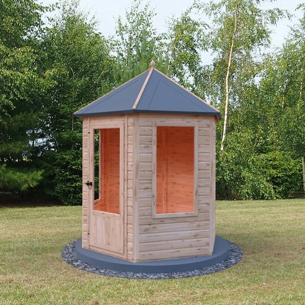 Shire Keswick Gazebo Hexagonal Summerhouse 6x6 12mm Cladding