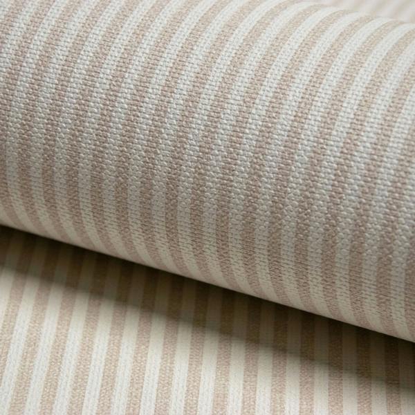 Grandeco Pinstripe Nursery Textured Wallpaper Natural Beige
