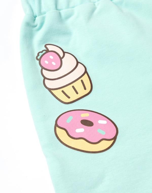 Pusheen Girls Grey Sweet Bubble T-Shirt and Shorts Set