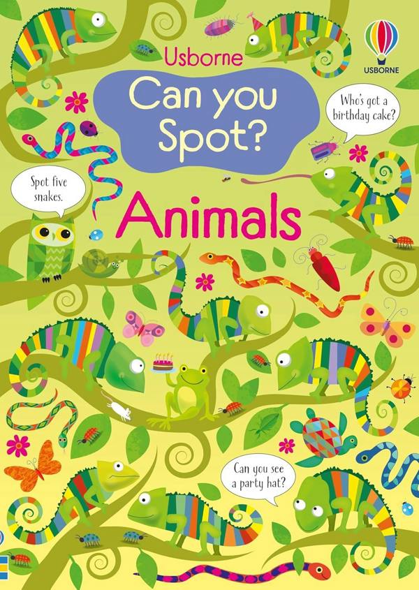 Usborne Animals Activity Pack 3 Books Box Set | Sticker Book with 200+ Stickers, Colouring Book & Spotting Activity Book for Kids