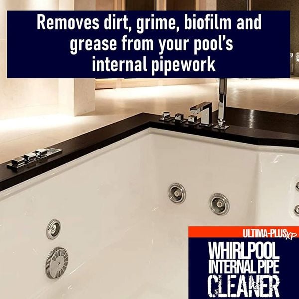 Ultima Plus XP ULTIMA-PLUS XP Whirlpool Internal Pipe Cleaner Deeply Cleans & Removes Limescale Dirt & Odours 10L