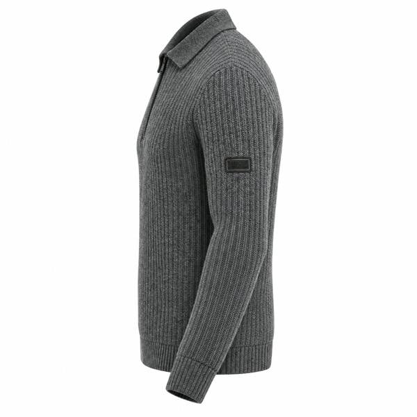 Barbour International Oxham Half Zip Jumper Asphalt