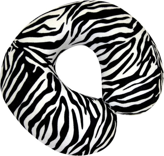 Aidapt Memory Foam Neck Cushion Black and White Zebra