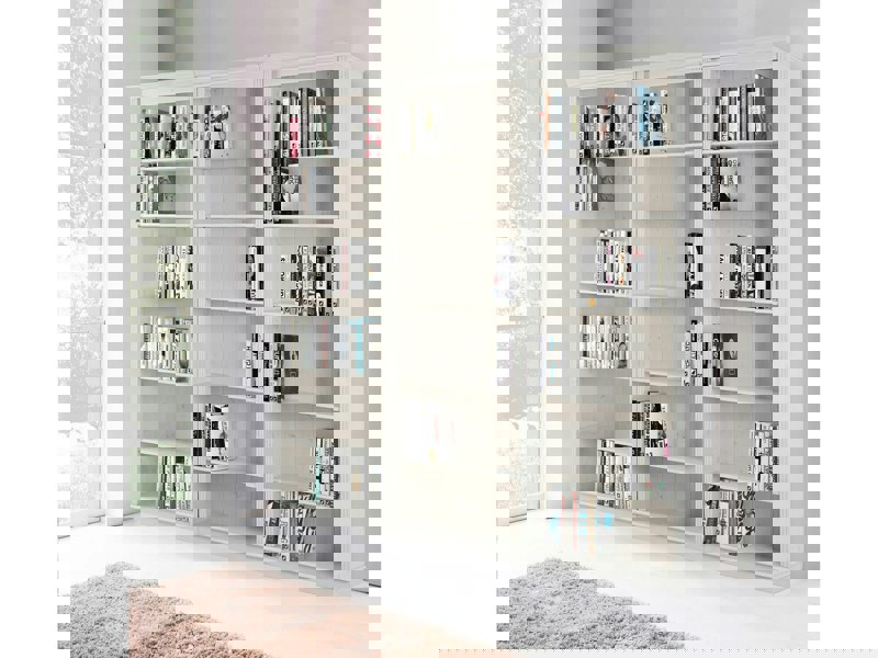 Dorel Home Anita Wall Unit K in White Lacquer