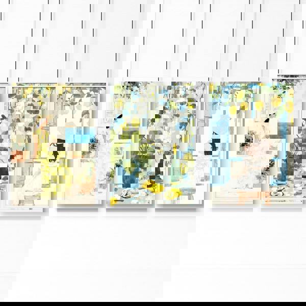 Prints of Lemons | Set of 3 Italian Lifestyle Wall art Prints