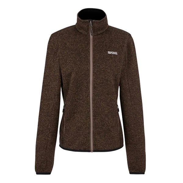 Regatta Womens Newhill Full Zip Fleece Jacket - Mocha
