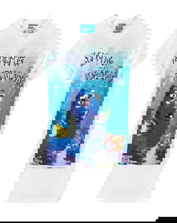 Disney Finding Nemo GirlsWhite Short Sleeved T-Shirt
