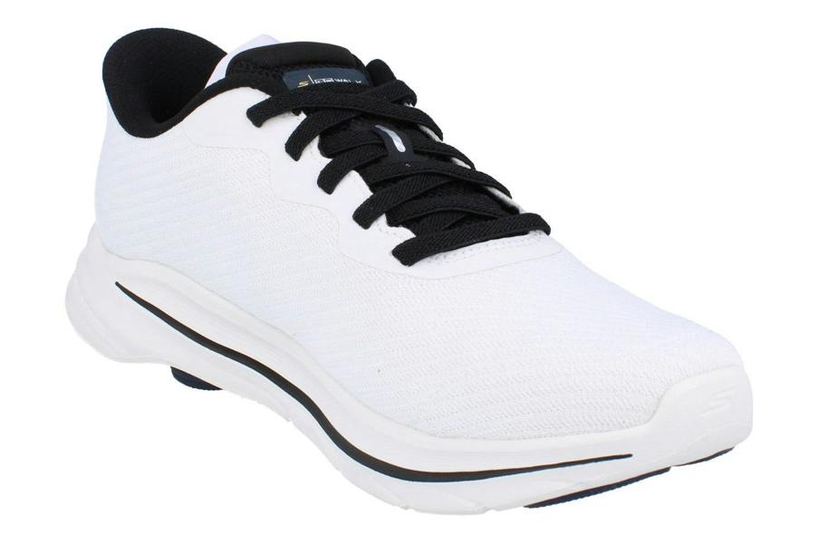 Skechers Hands Free Slip-Ins Go Walk 8 - Pate Mens Trainers 216783 Shoes  WBK - White Black WBK - Photo 3