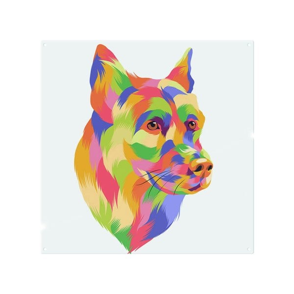 Benjamin Tate Design Amazing Illustration Dog Pop Art Designer Splash Back