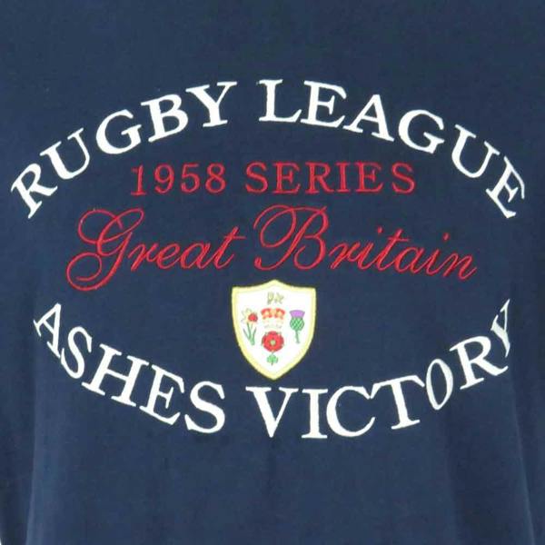 Rugby League Lions T-Shirt Great Britain 1958 Front Detail