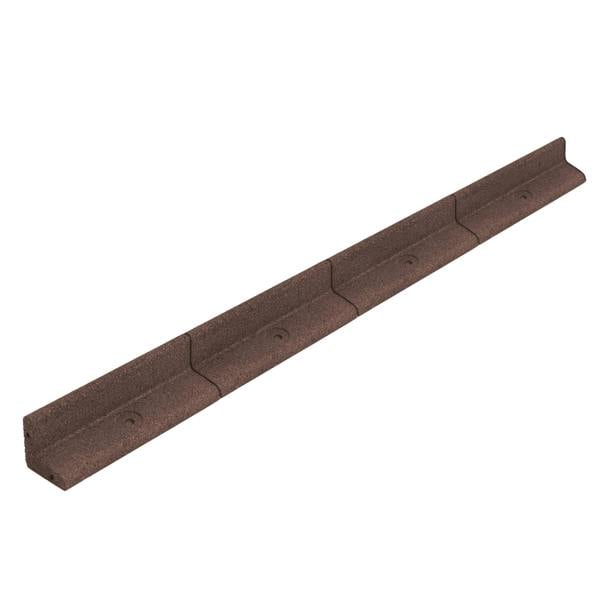 Flexible Lawn Edging 4.8m With Mallet - Brown