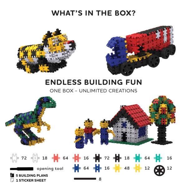 Clics Nano Clics Creative Builder - 500 Pieces