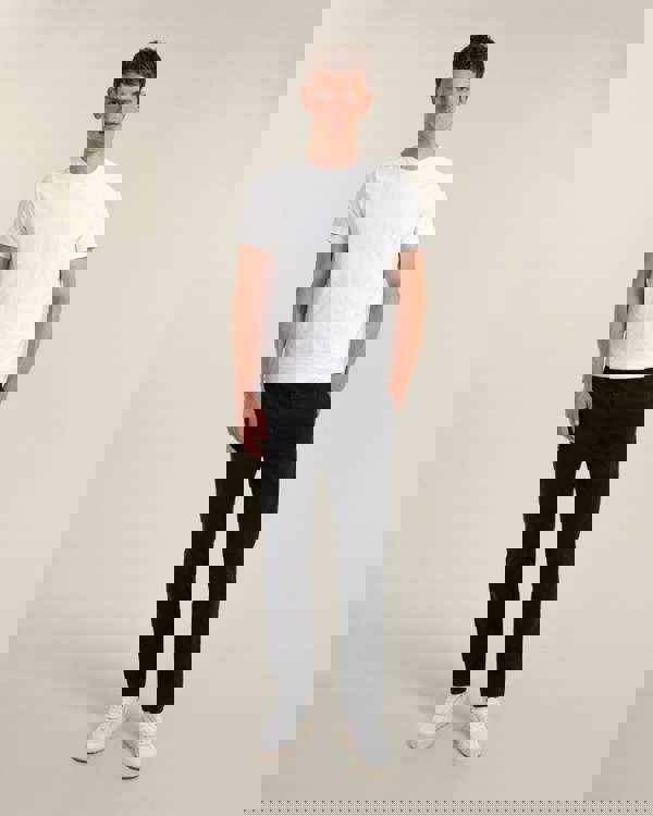 Larsson & Co Drawstring Waist Slim Fit Chino Trouser