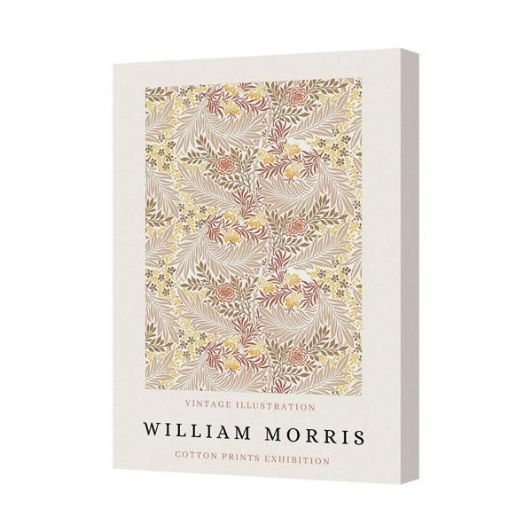 Benjamin Tate Design William Morris Cotton Prints Exhibition Vintage Illustration Canvas Print