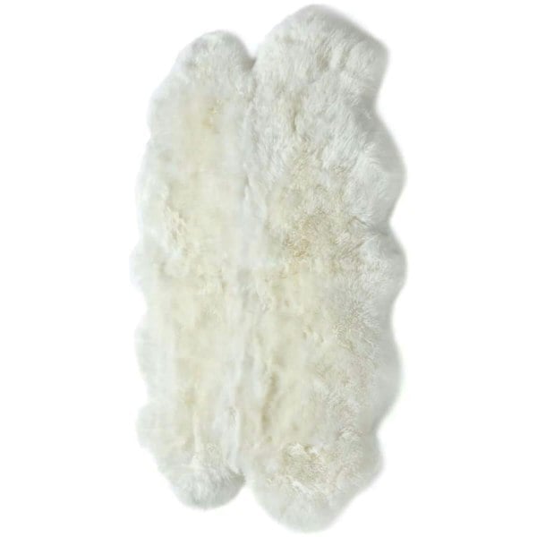 Genuine Natural Cream Sheepskin Faux Fur Rug – The Rugs