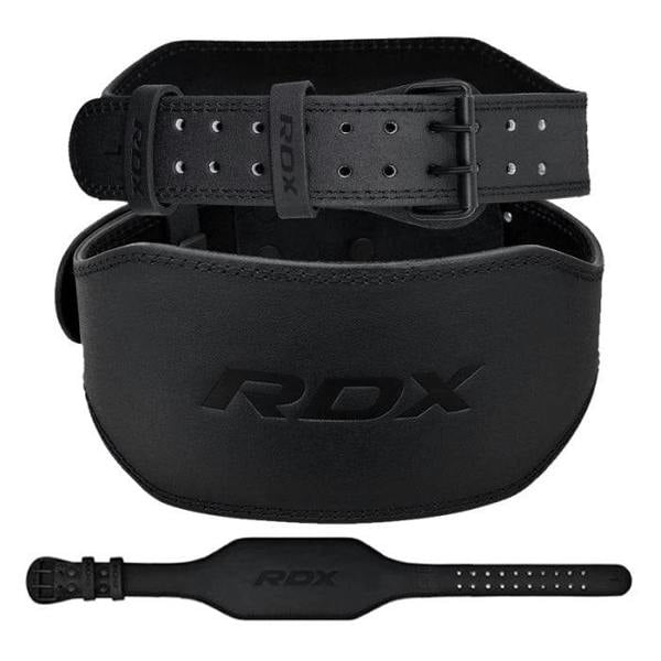 RDX Sports BELT 6" LEATHER FULL BLACK