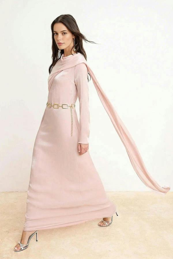 WOVCOR Woven Evening Dress