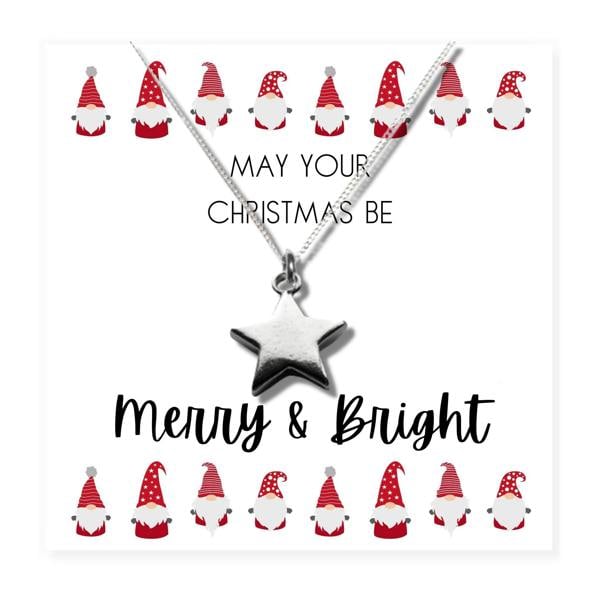 Aye Do Gifts Star Necklace - Merry & Bright Christmas Gift Card