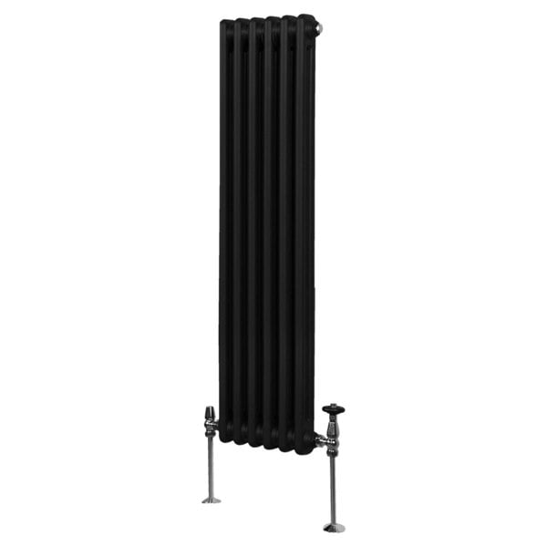 Monstershop Traditional 2 Column Radiator - 1500 x 292mm - Black