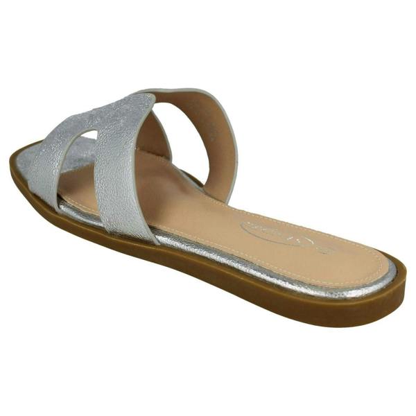 Spot On Ladies Spot On Casual Open Toe Summer Mule