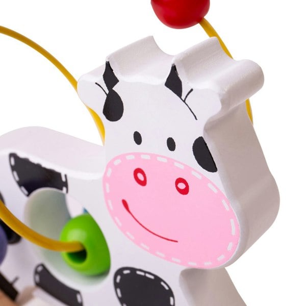 Bigjigs Toys Rocking Cow Bead Frame