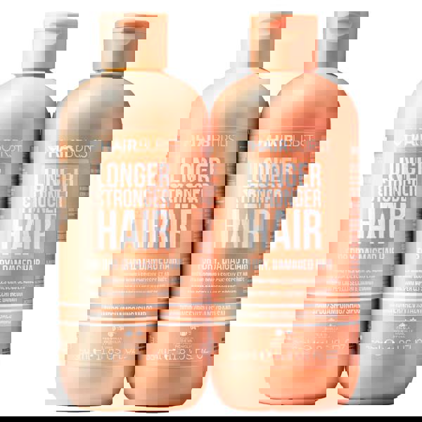 Hairburst Longer Stronger Hair  Shampoo 350ml & Conditioner 350ml For Dry & Damaged Hair