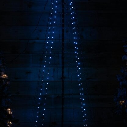 Samuel Alexander 3m Light up Christmas Pyramid Cone Tree with 997 Rainbow LEDs