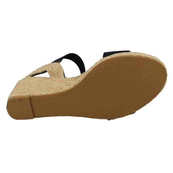 Savannah Womens Savannah Slip On Wedge Heeled Sandal F2297