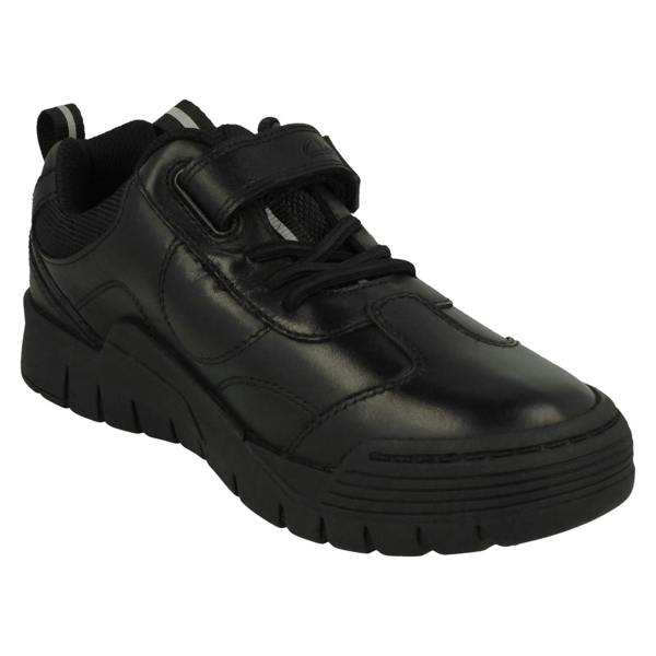 Clarks Boys Clarks Waterproof Hook & Loop Fastening School Shoes Scooter Dry