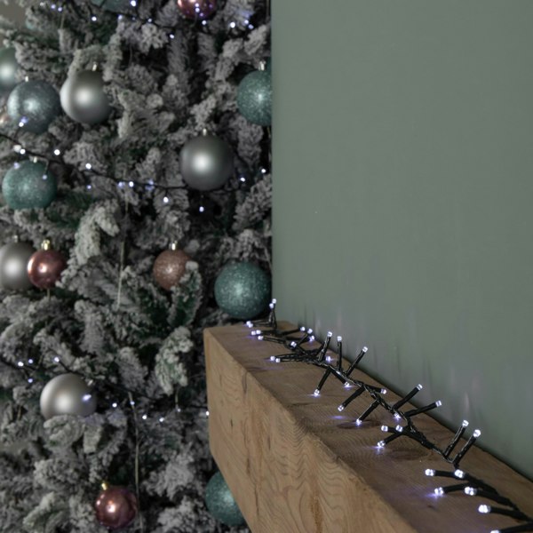 Samuel Alexander 15.5m 600 LED Colour Changing Christmas String Lights in White to Blue