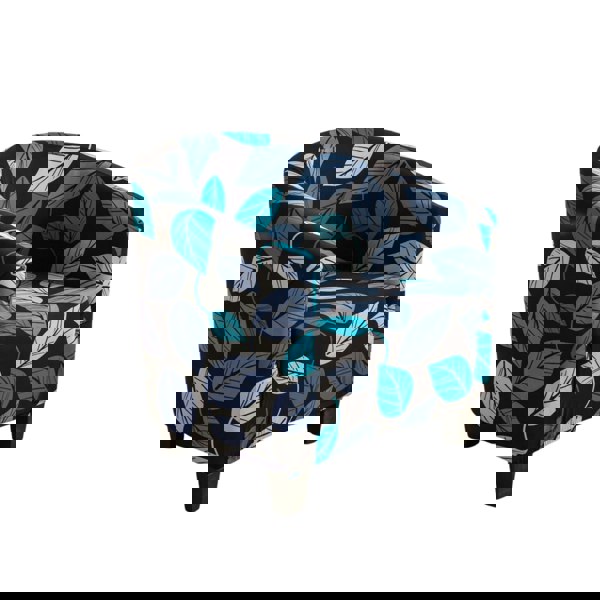 Anyhouz Anyseat Sofa Cover Black Leaf Design Dust Proof Chair Tub Slipcover Home Decor