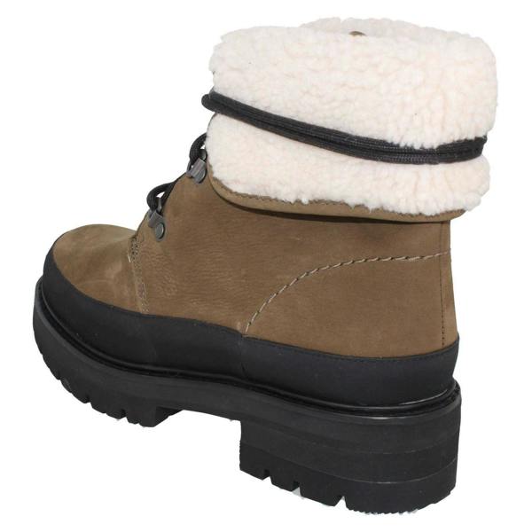 Clarks Ladies Clarks Warm Lined Classic Biker Boots Orianna Turn