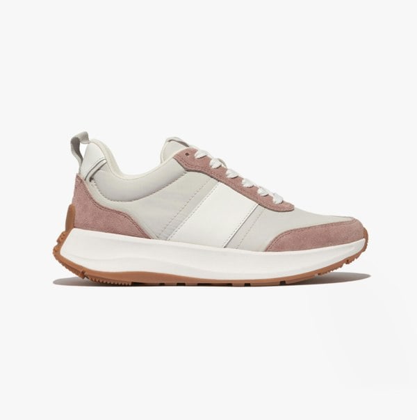 FitFlop F-MODE Womens Trainers Dusky Pink Mix