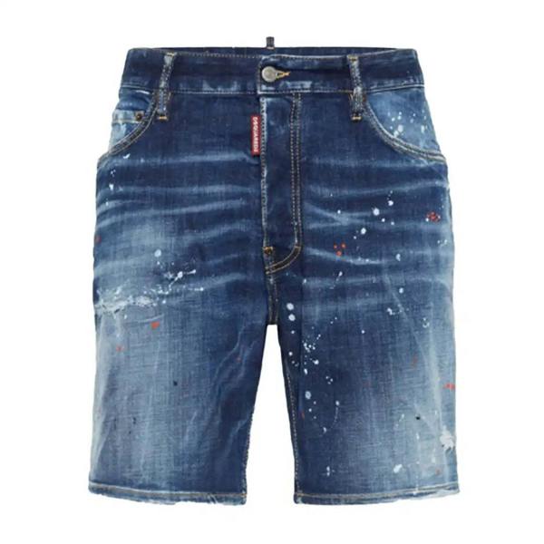 Dsquared2 Medium Easy Wash Marine Shorts Navy Blue W30