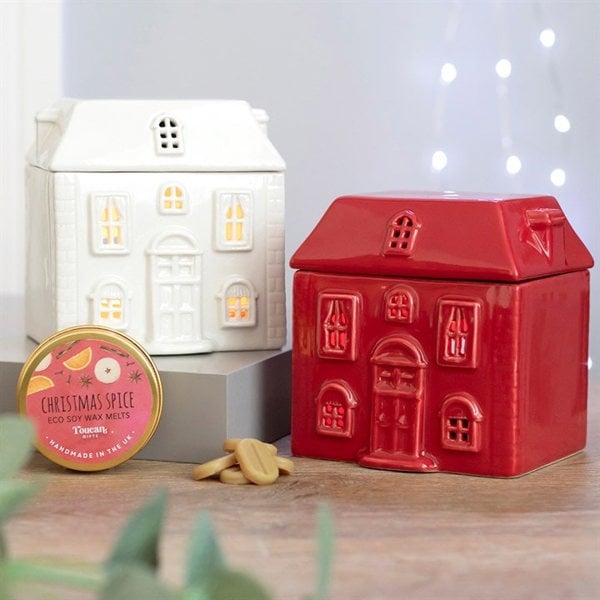 Serano Red Ceramic House Oil Burner