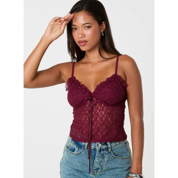 Pink Vanilla Lace Cami Top