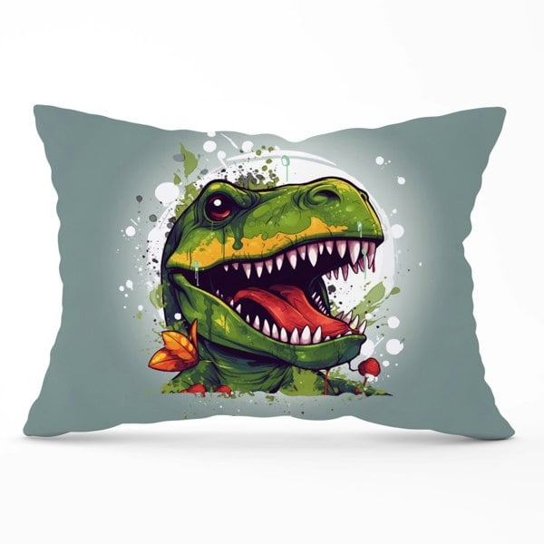 Warren Reed Laughing T-Rex Cushions