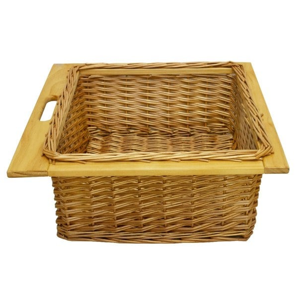 Kukoo 3 x Pull Out Wicker Kitchen Baskets 600mm