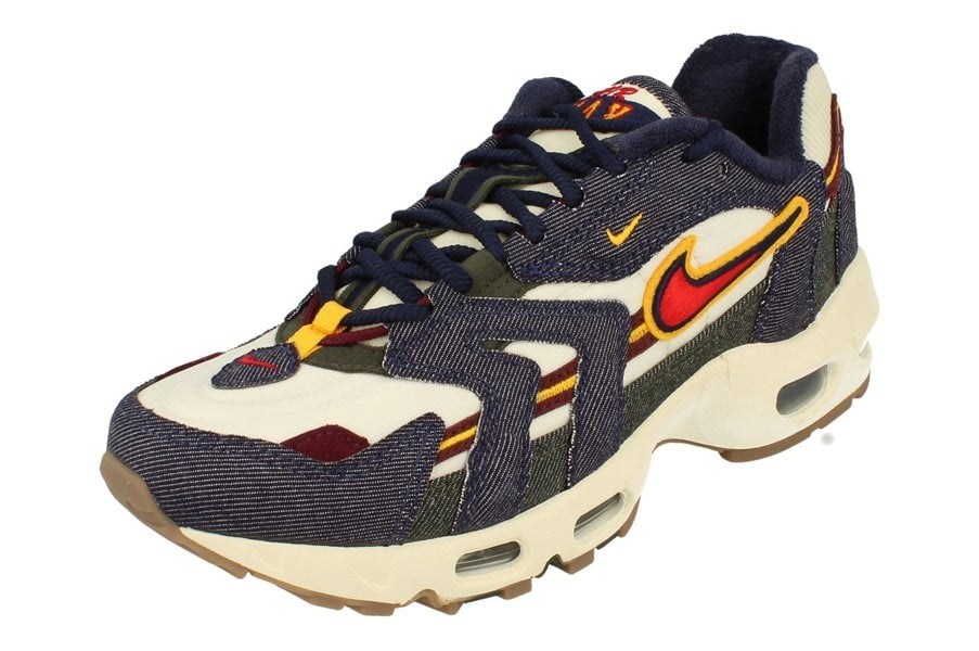 Nike Air Max 96 II QS Mens Dj6742  400 - Blackened Blue Gym Red 400 - Photo 0