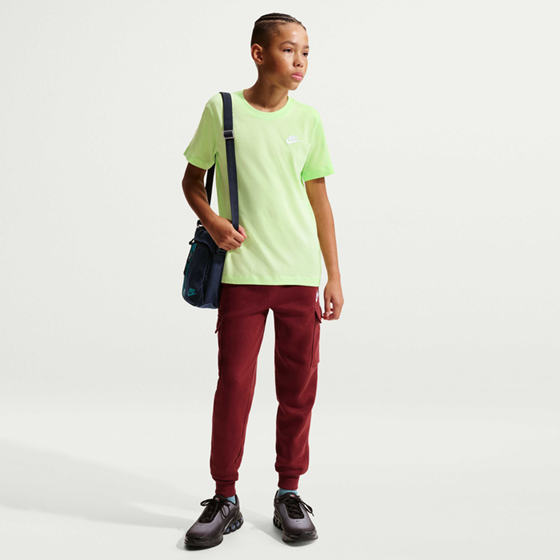 Nike Childrens/Kids Futura Classic Logo Regular T-Shirt - Lime