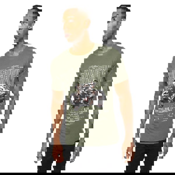 Crosshatch Mens Dogz T-Shirt - Thyme