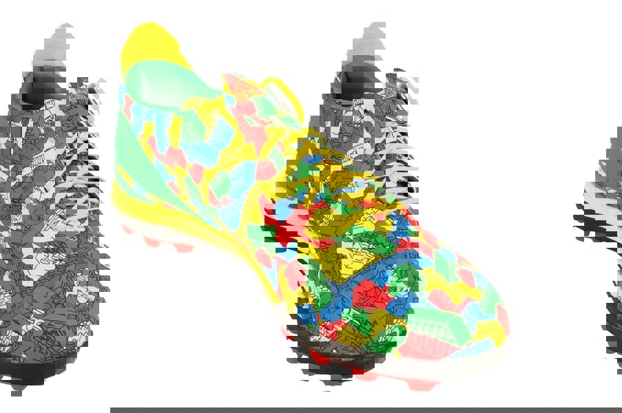 Adidas Gamemode Tf Mens Football Boots Trainers  GW8555 - Yellow Red Blue Gw8555 - Photo 3