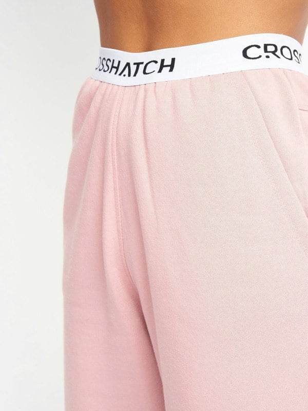 Crosshatch Ladies Jacklight Joggers Dusty Pink